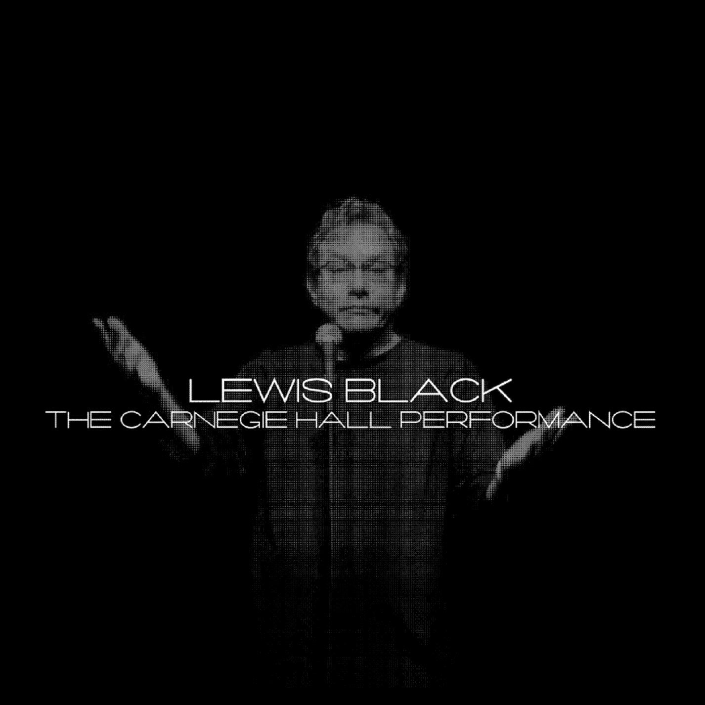 Cover to Lewis Black's The Carnegie Hall Performance
