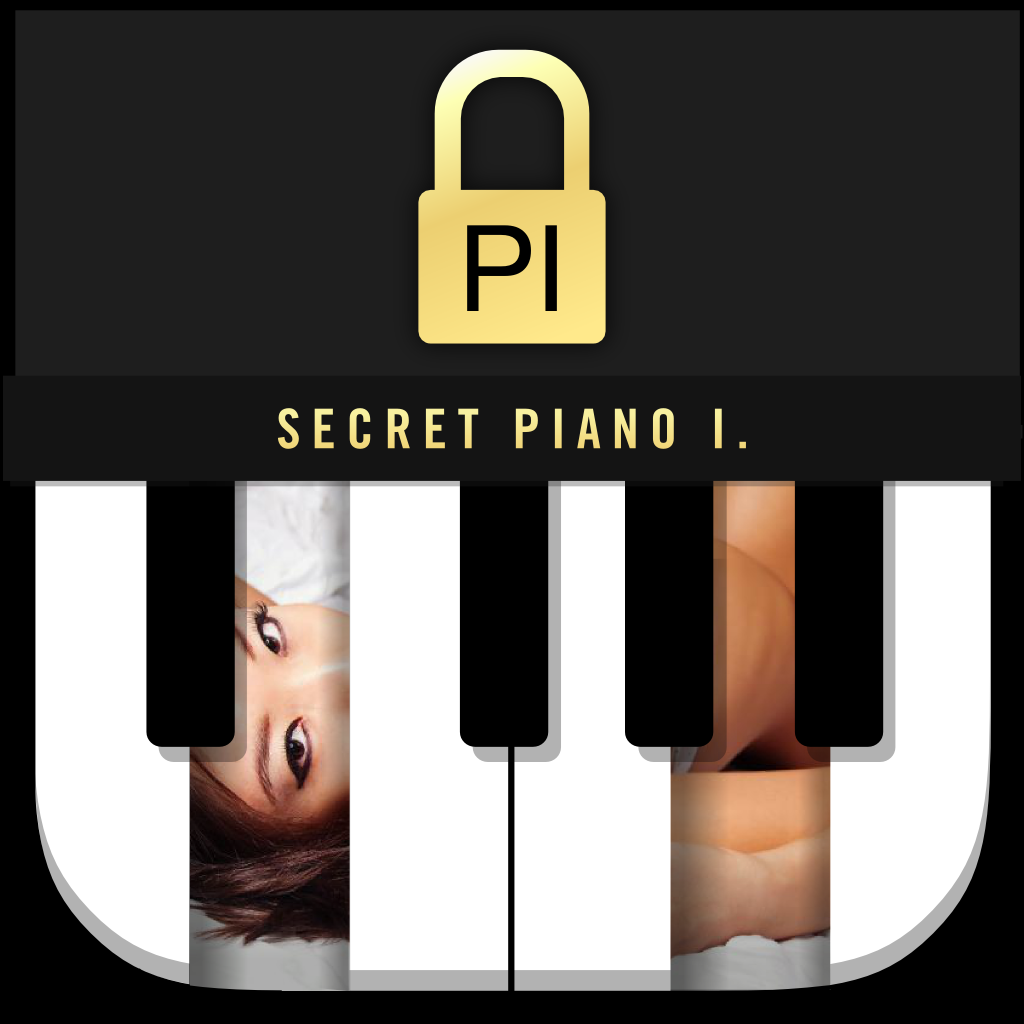 Secret Piano Icon FREE - Piano Lock Vault to Hide Private Photo.s Video.s and Disk Vault