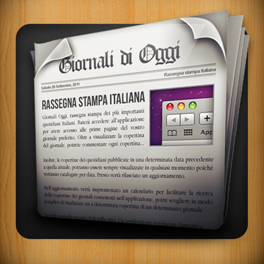 Giornali Oggi - Quotidiani Italiani (AppStore Link)