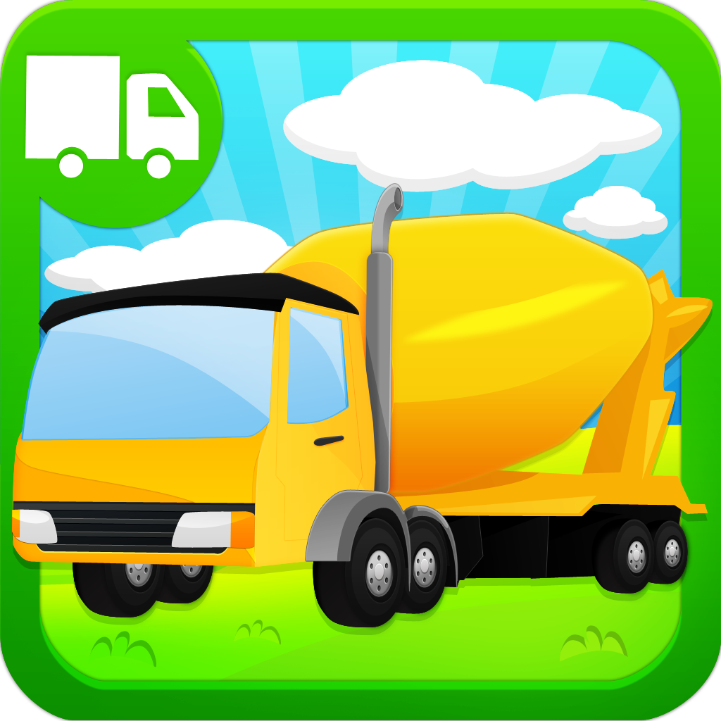 More Trucks and Things That Go - Preschool and Kindergarten Educational Learning Shape Puzzle Adventure Game for Toddler Kids Explorers