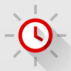 Red Clock FREE Edition -  シンプルで美しい目覚まし時計 - morethan Apps