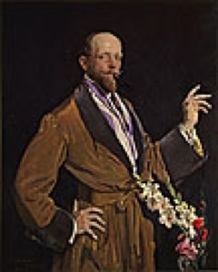 George LAMBERT, Lotty and a lady 1906