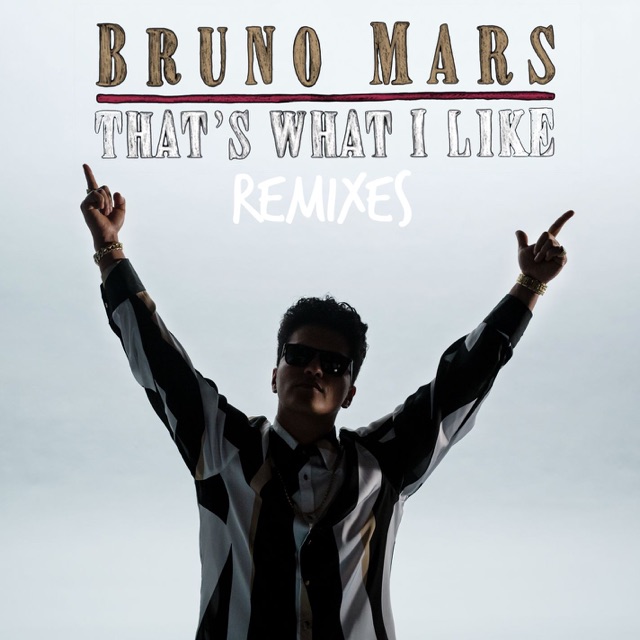 Bruno Mars That's What I Like (Remix) [feat. Gucci Mane] - Single Album Cover