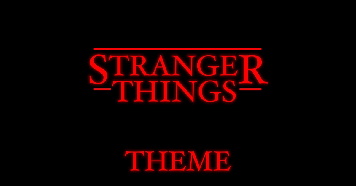 Stranger things theme mp3 download free