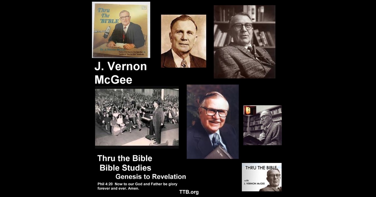 J. Vernon McGee - Thru The Bible - Old Testament - Bible Studies - Book ...