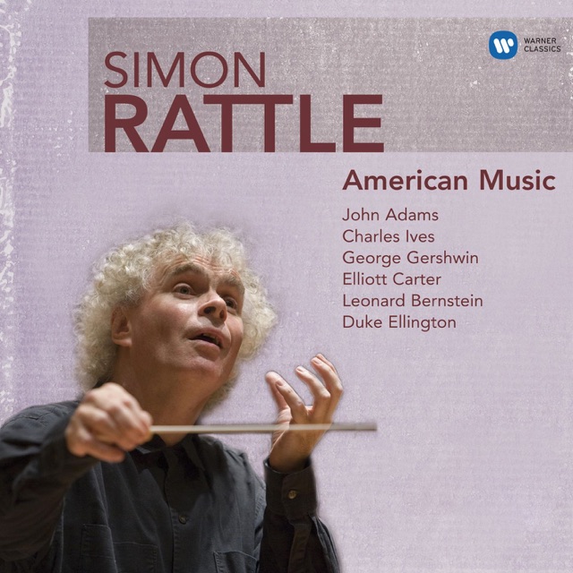 Simon Halsey, Birmingham Contemporary Music Group, London Voices & Sir Simon Rattle American Music Album Cover