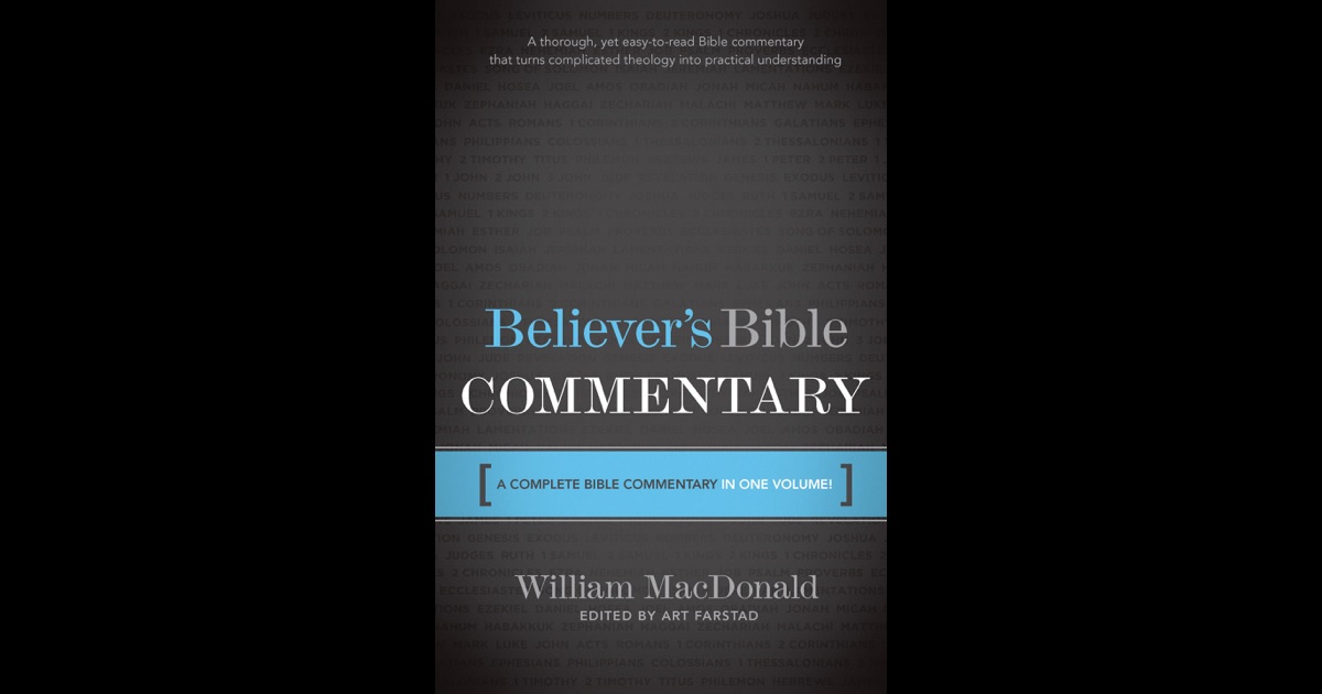 Believer's Bible Commentary By William MacDonald On IBooks