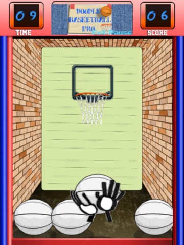 Doodle Basketball - 無料 バスケットボール ゲームのおすすめ画像1