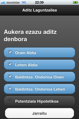 Captura de pantalla del iPhone 3