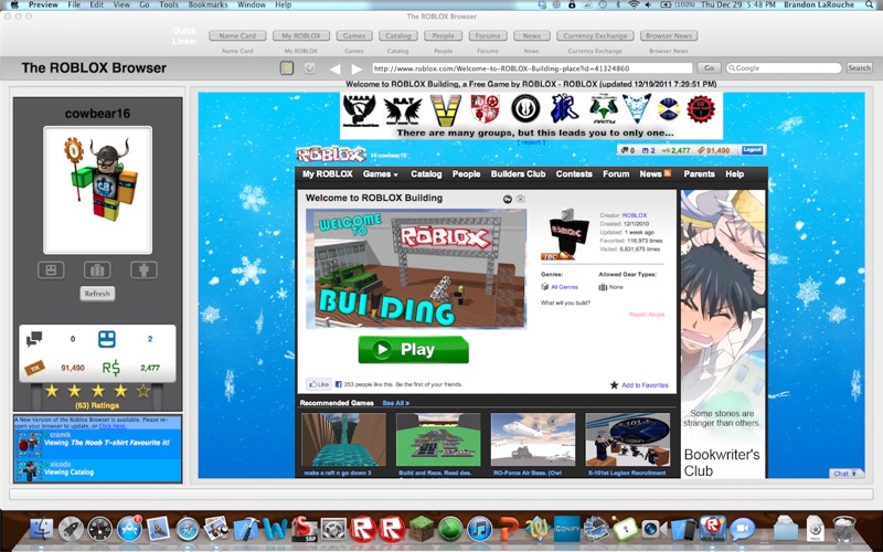 Download The Roblox Browser Activated On Mac Os X 10 11 From