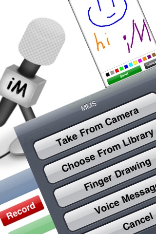 Screenshots of iMessenger - Real Communication for iPhone for iPhone