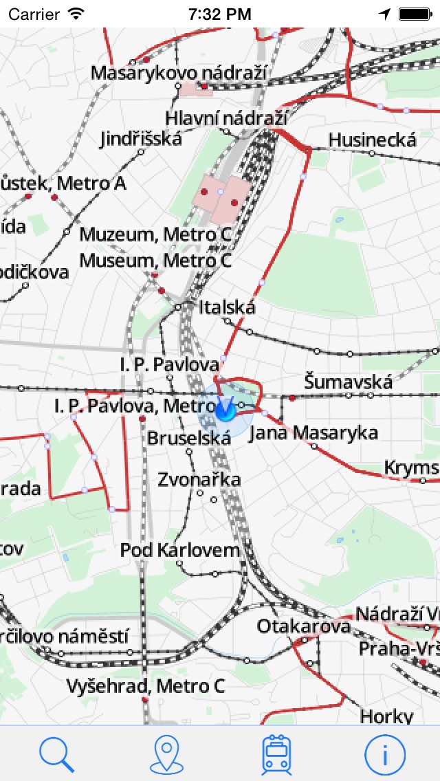 オフライン地図プラハ - ガイド、観光スポットと転送のおすすめ画像1