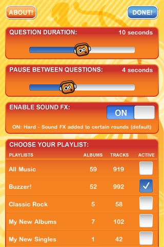 BUZZER! Music Quiz screenshot1