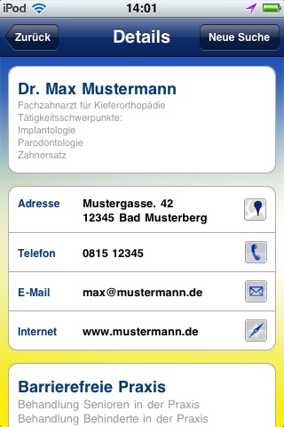 Captura de pantalla del iPhone 3