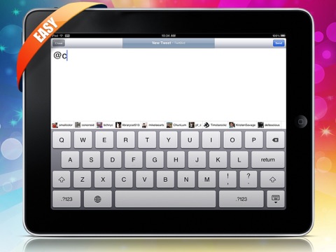 Screenshots of TwitBird free for Twitter for iPad
