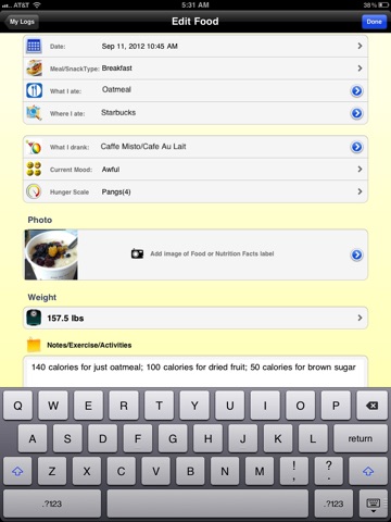 Captura de pantalla del iPad 2