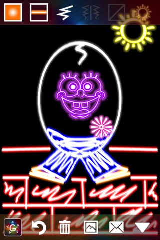 Screenshots of Glow Draw Magic FREE for iPhone