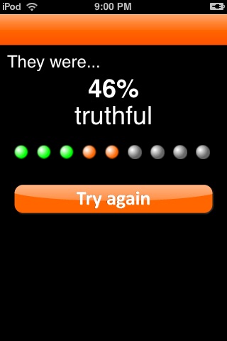 Screenshots of LIE DETECTOR... FREE! for iPhone
