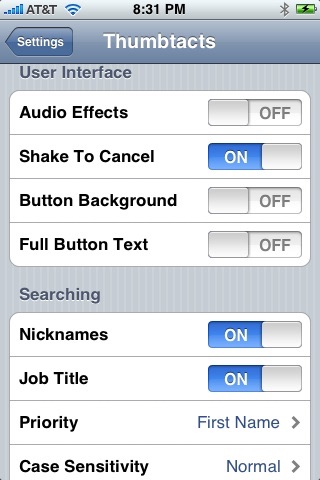 Captura de pantalla del iPhone 2