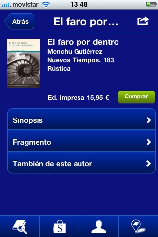 Captura de pantalla del iPhone 3