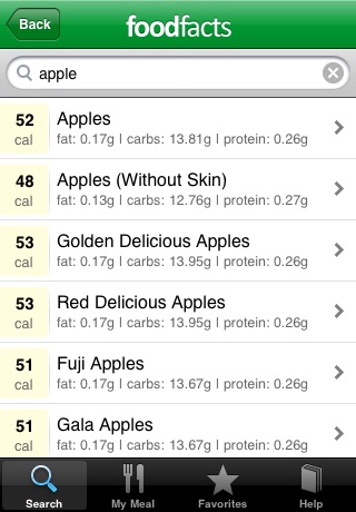 Food Facts - Nutrition Information Guide screenshot