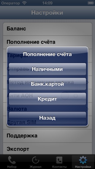 Снимок экрана iPhone 5