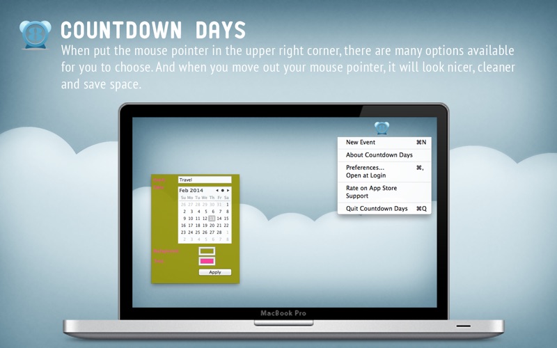 Countdown Days App For Mac