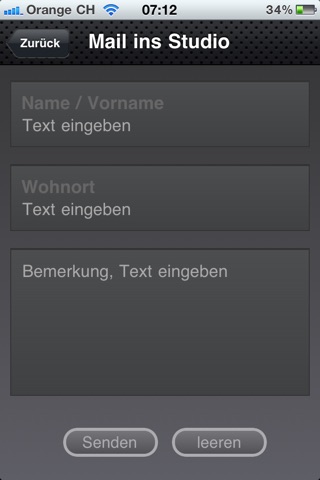 Captura de tela do iPhone 4