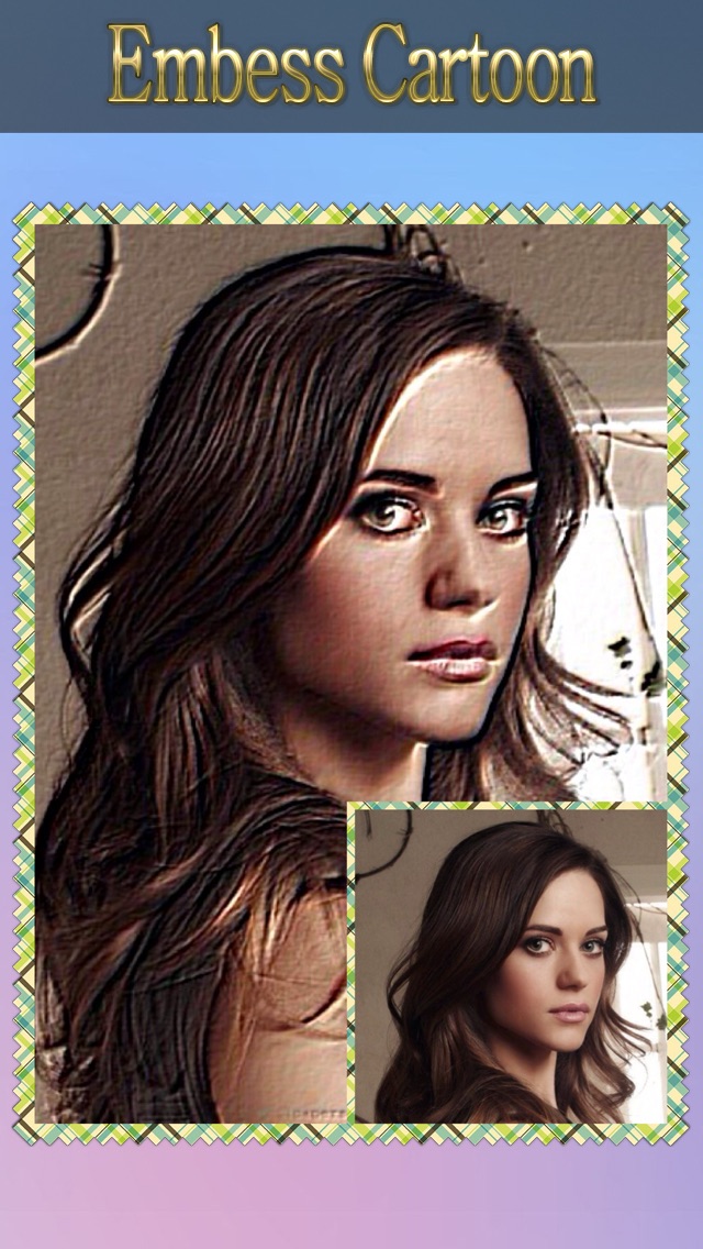Screenshots of Cartoon Sketch Avatar Free - Pink Pencil & Coloring Toon Camera Photo Effects for iPhone