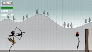 Screenshots of Stickman Apple Shooting Showdown - Free Bow and Arrow Fun Doodle Skill Game for iPhone