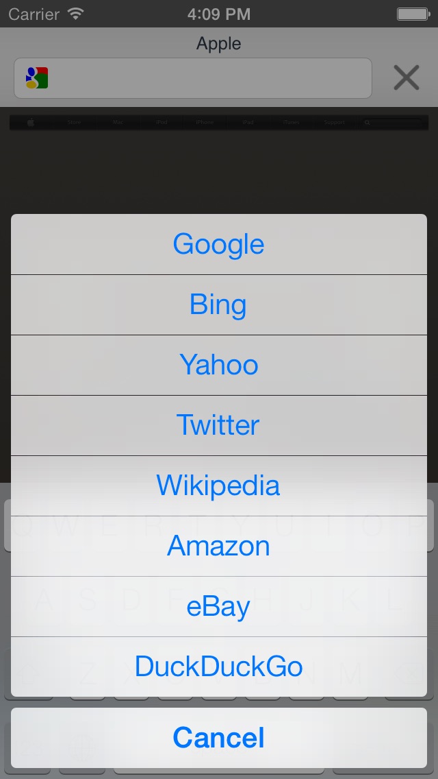 Screenshots of VanillaSurf for iPhone