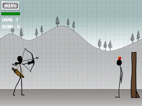 Screenshots of Stickman Apple Shooting Showdown - Free Bow and Arrow Fun Doodle Skill Game for iPad