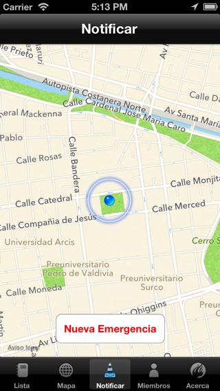 Captura de pantalla del iPhone 2