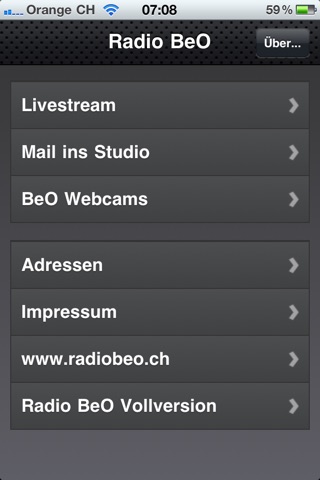 Captura de tela do iPhone 3