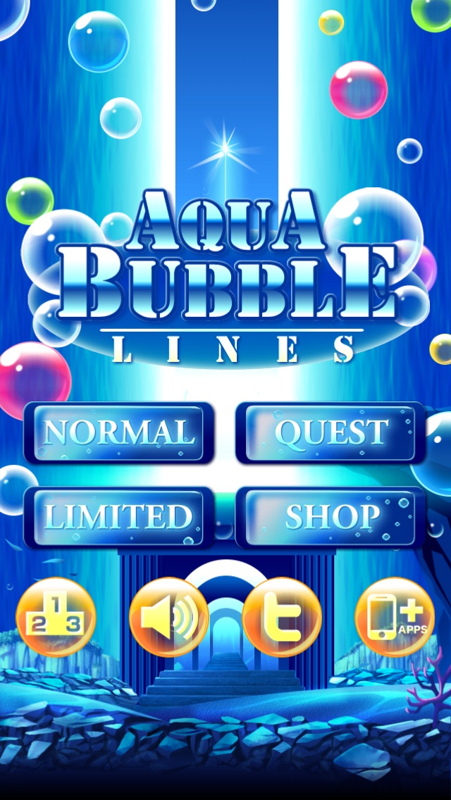 Aqua Bubble Linesのスクリーンショット5 Aqua Bubble Linesのスクリーンショット5