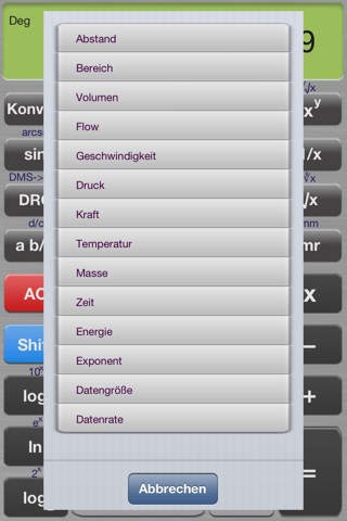 Wissenschaftlicher Rechner screenshot
