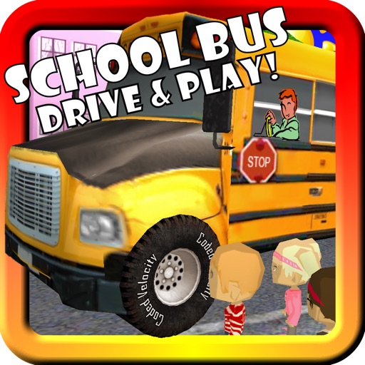 School Bus Drive & Play! Toy Car Game For Toddlers and Kids With Lights, Horn, and Supercar 3D Action