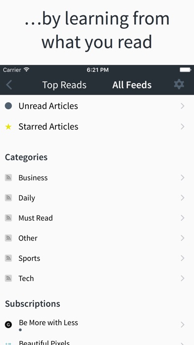 Top Reads - The Learning RSS Readerのおすすめ画像3
