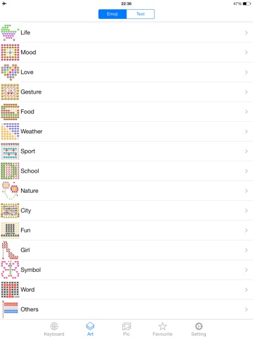 Screenshots of Emoji Keyboard Extra - Adult Emojis Icons & New Emoticons Art Fonts For Texting Free for iPad