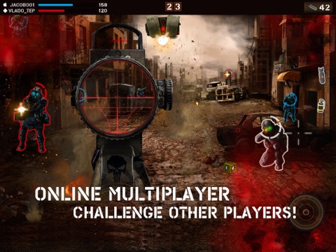 Screenshots of Overkill for iPad