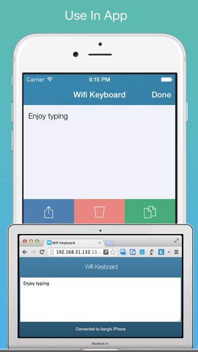 Wifi Keyboard - Conne... screenshot1