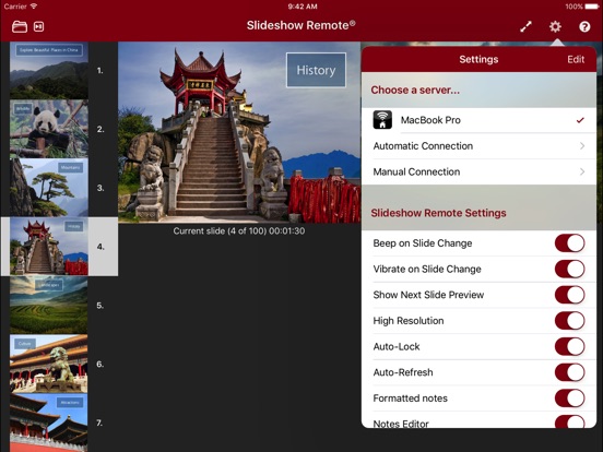 Captura de pantalla del iPad 4