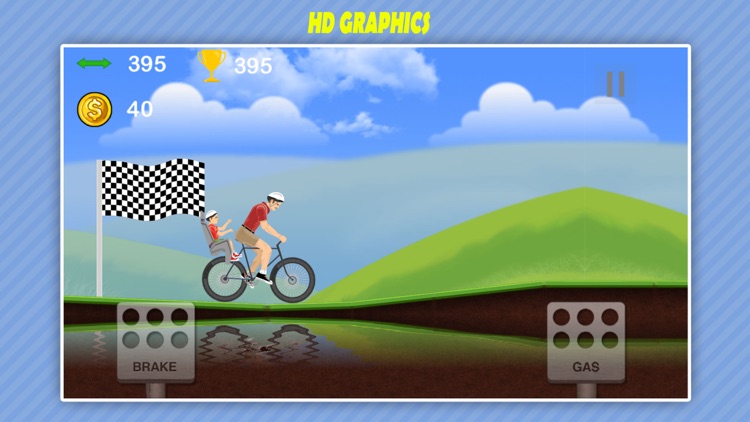 Happy on The Wheels For Happy Wheels Bike Racing by Simon