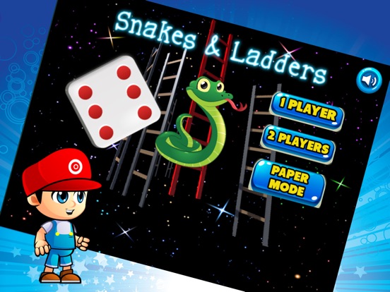荧光 迷你蛇 滑动 爬梯子 : 蛇和梯子 好玩的游戏