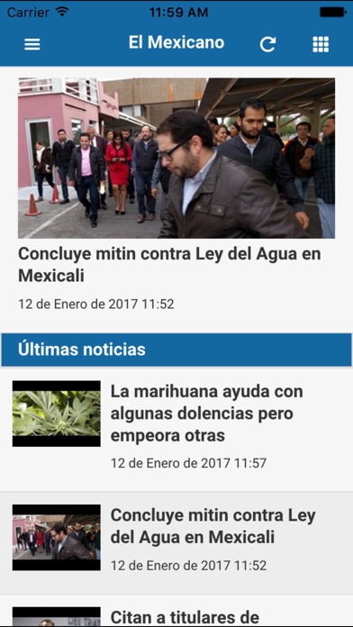 Captura de pantalla del iPhone 1