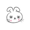 Стикеры Round Face Rabbit от wenpei