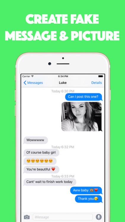 Text on sale prank app