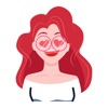 Girl Emotions Stickers by Top Designers top 100 fashion designers 