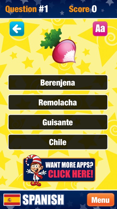 Learn Spanish Words a... screenshot1