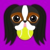 Tri Color Japanese Chin Stickers for iMessage